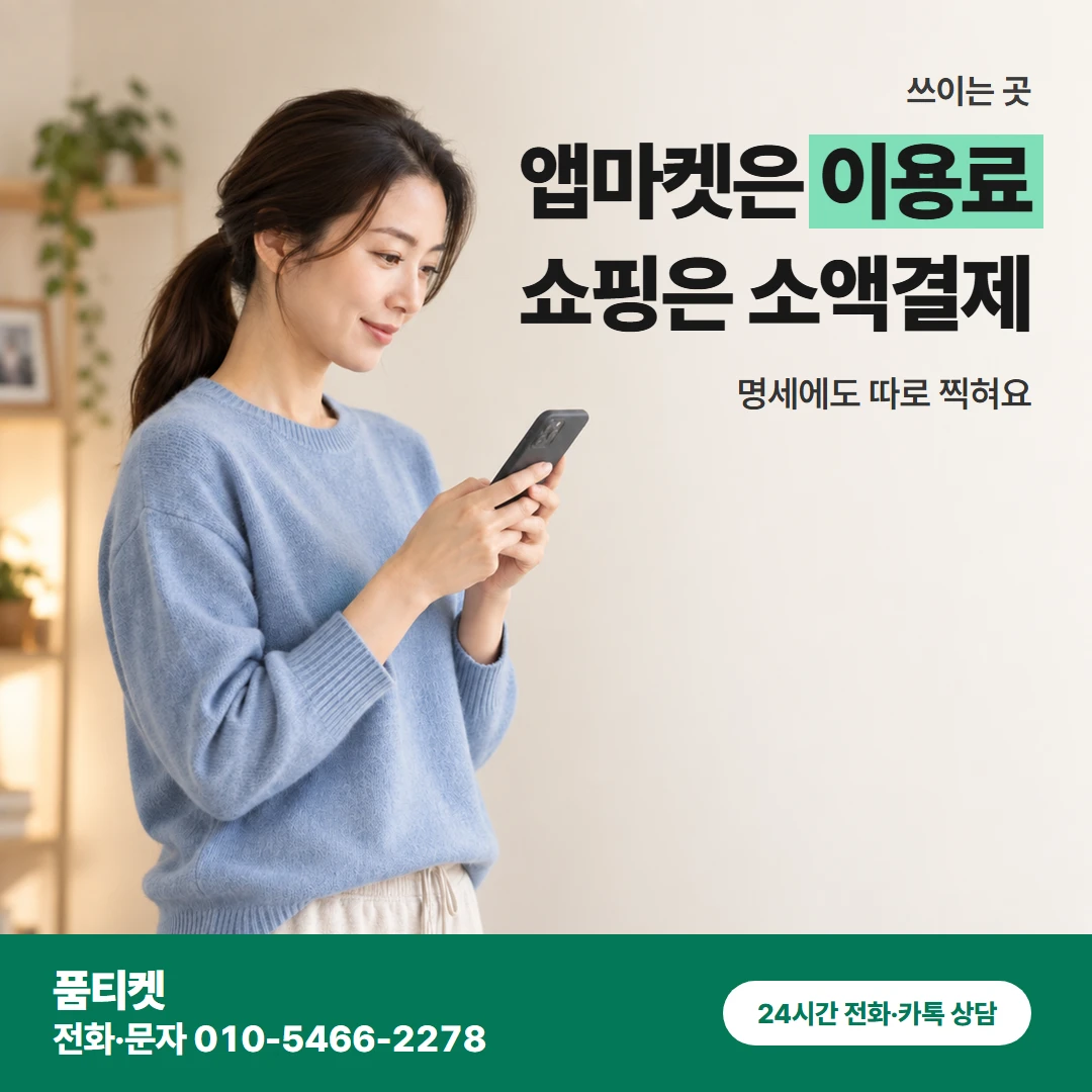 KT이용료 소액결제 차이